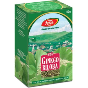 Ginkgo biloba, N155, frunze, ceai la punga 50 gr