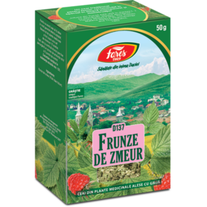 Ceai Zmeur frunze cutie 50 gr