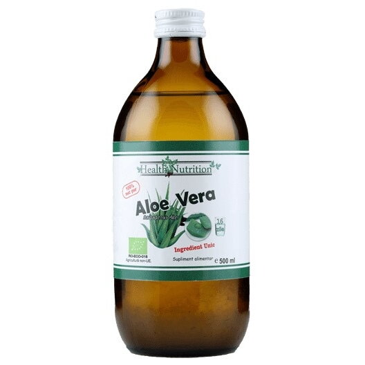 Aloe cu micropulpa suc Bio 100% pur 500 ml