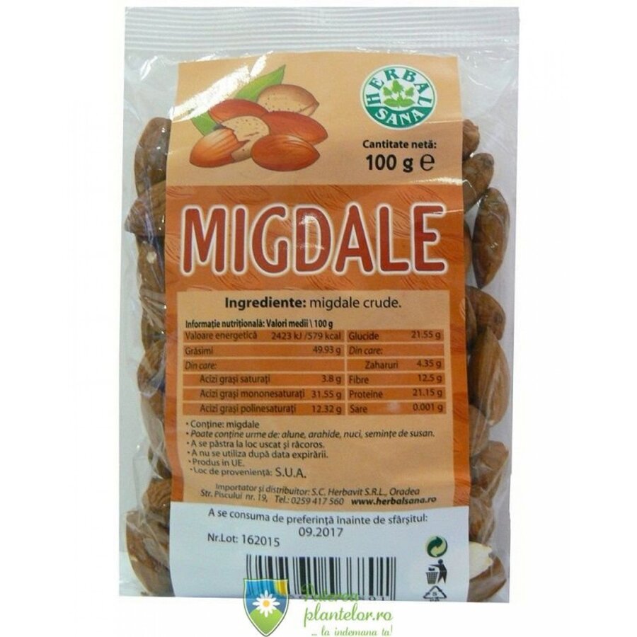 Migdale crude 100 gr