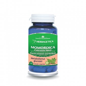 Momordica extract castravete amar 30 cps Herbagetica