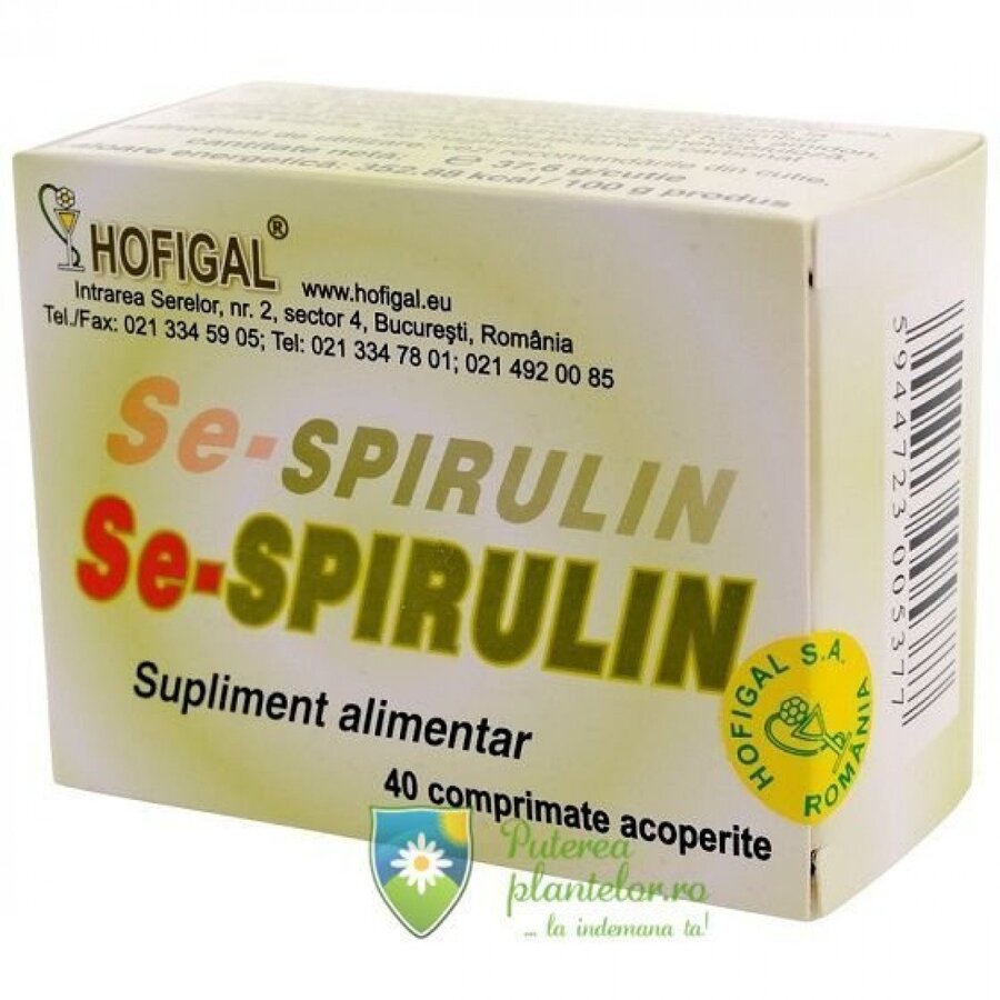 Se Spirulin 40 comprimate