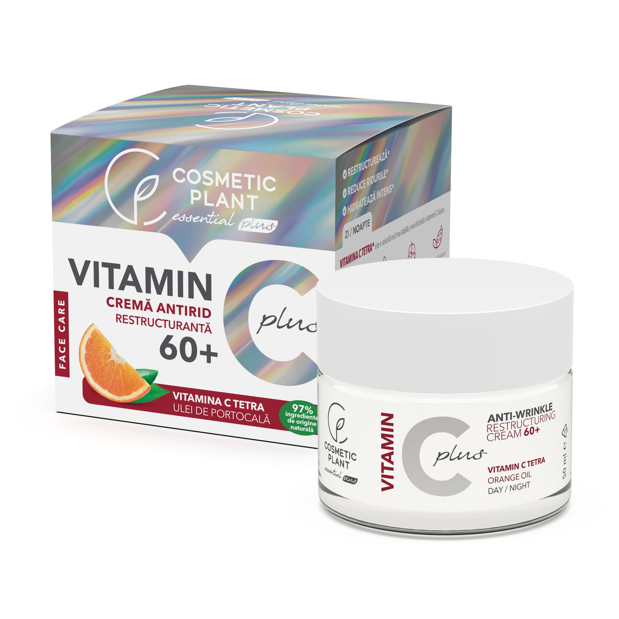 VIT.C PLUS CREMA ANTIRID RESTRUCTURANTA 60+ 50ML