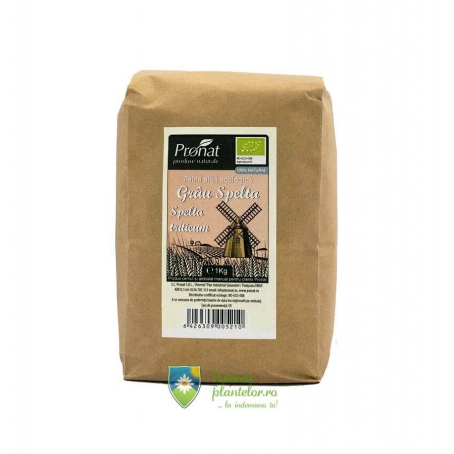 Faina alba Bio de grau spelta 1 kg