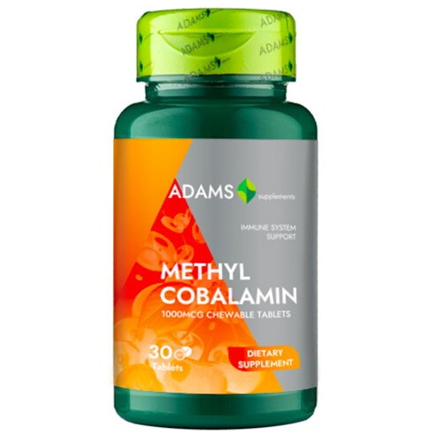 Metilcobalamina 1000mcg 30tab, Adams