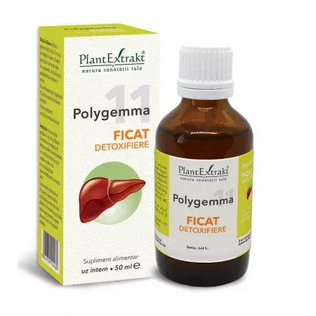 Polygemma 11 Ficat detoxifiere, 50 ml, Plant Extrakt