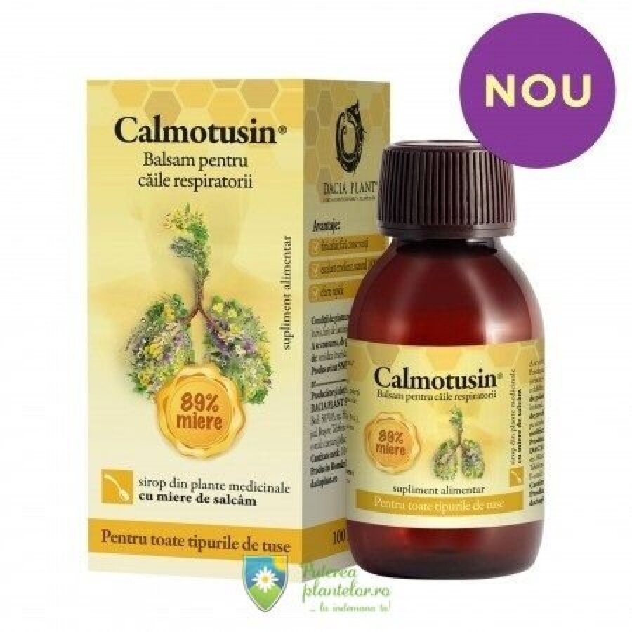 Calmotusin Sirop cu miere 100 ml