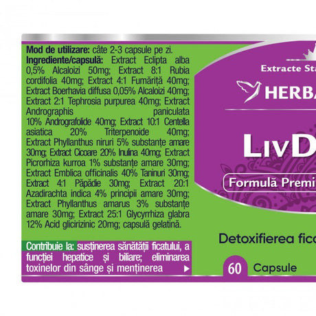 LIVDETOX 60 CPS
