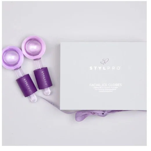 Set 2 globuri cryo vegane pentru masaj facial si tonifierea pielii, Stylpro