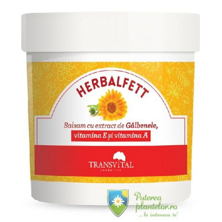 Herbalfett Balsam cu Galbenele, vit.A si E 250 ml