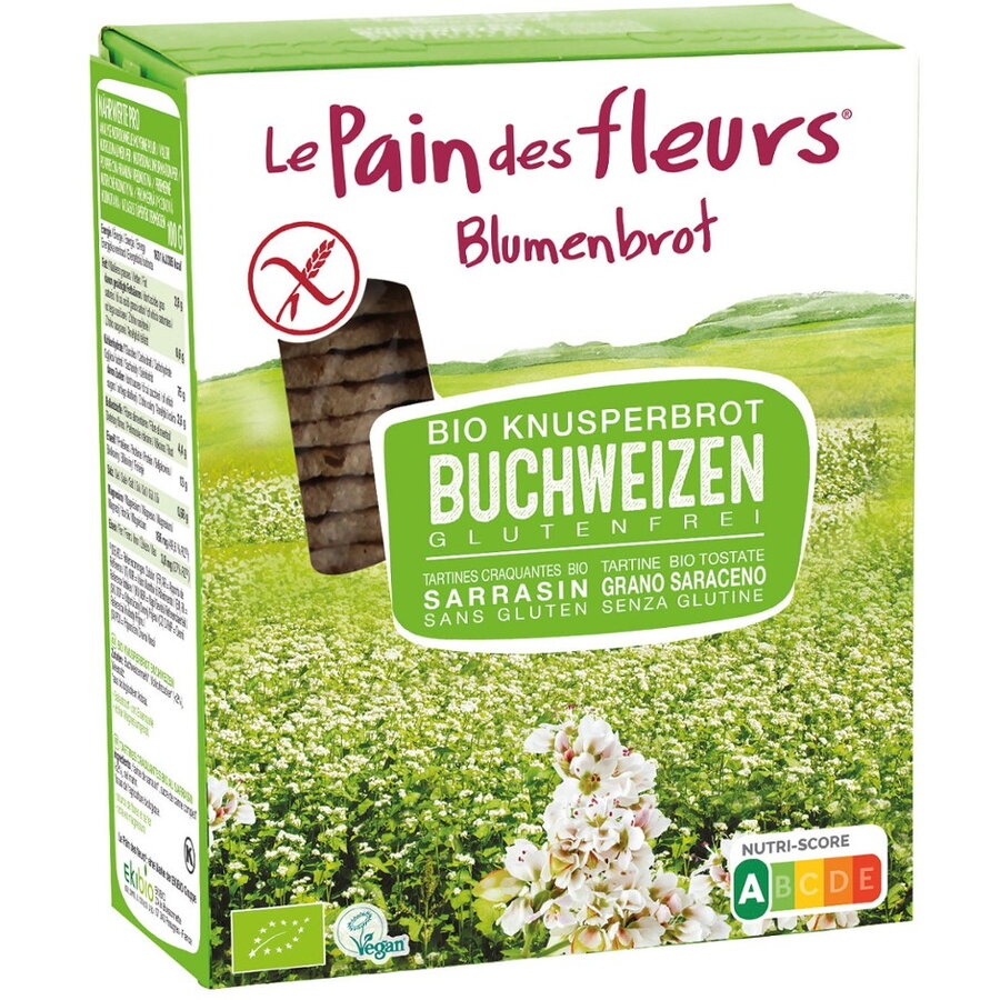 Paine crocanta cu hrisca, fara gluten bio Blumenbrot, 150g