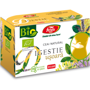 Digestie usoara bio, D160, ceai 20 plicuri