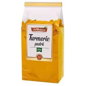 Pudra de turmeric, 200g, AdNatura