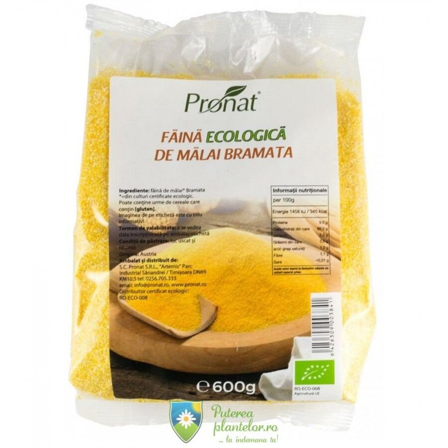 Faina de malai Bramata Bio 600 gr