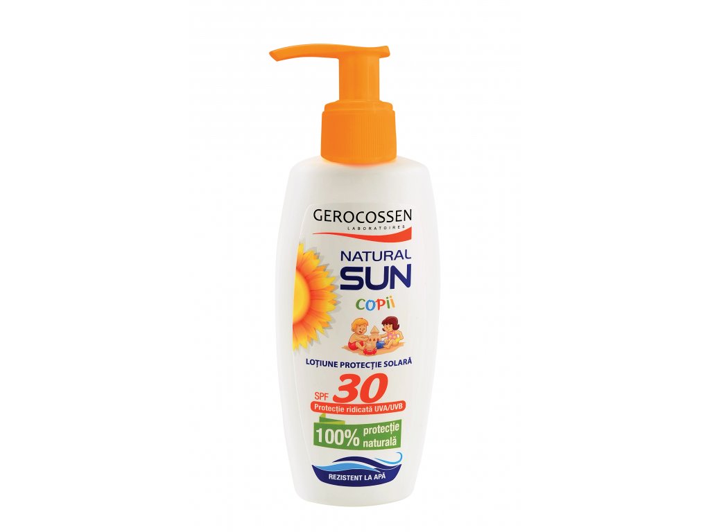 Lotiune de soare naturala pentru copii FPS30