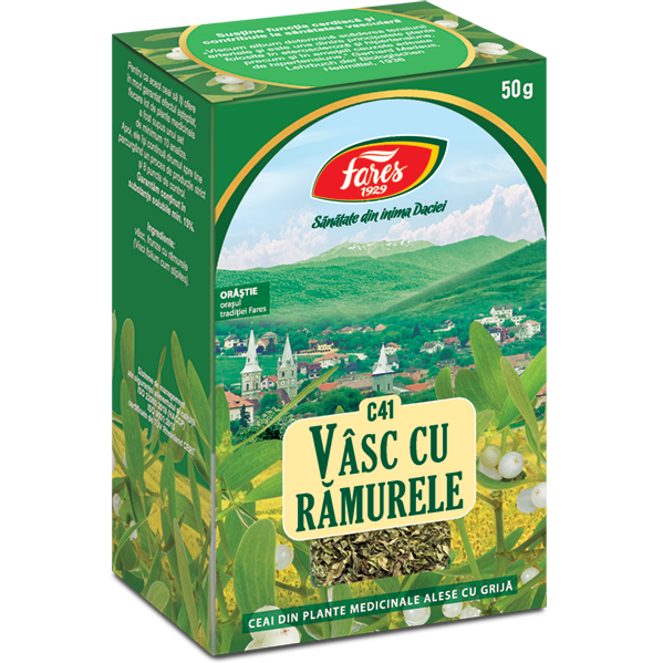 Ceai Vasc cu ramurele C41, 50 g, Fares