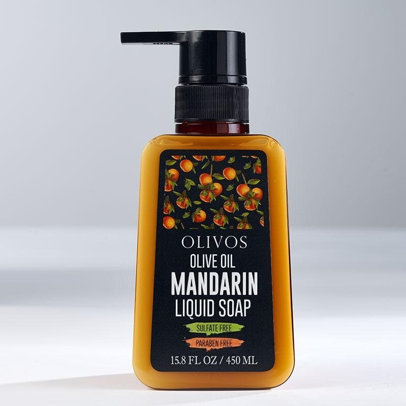 Sapun lichid cu ulei de masline si mandarina, 450 ml