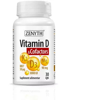 Vitamina D & Cofactors, 30 capsule, Zenith