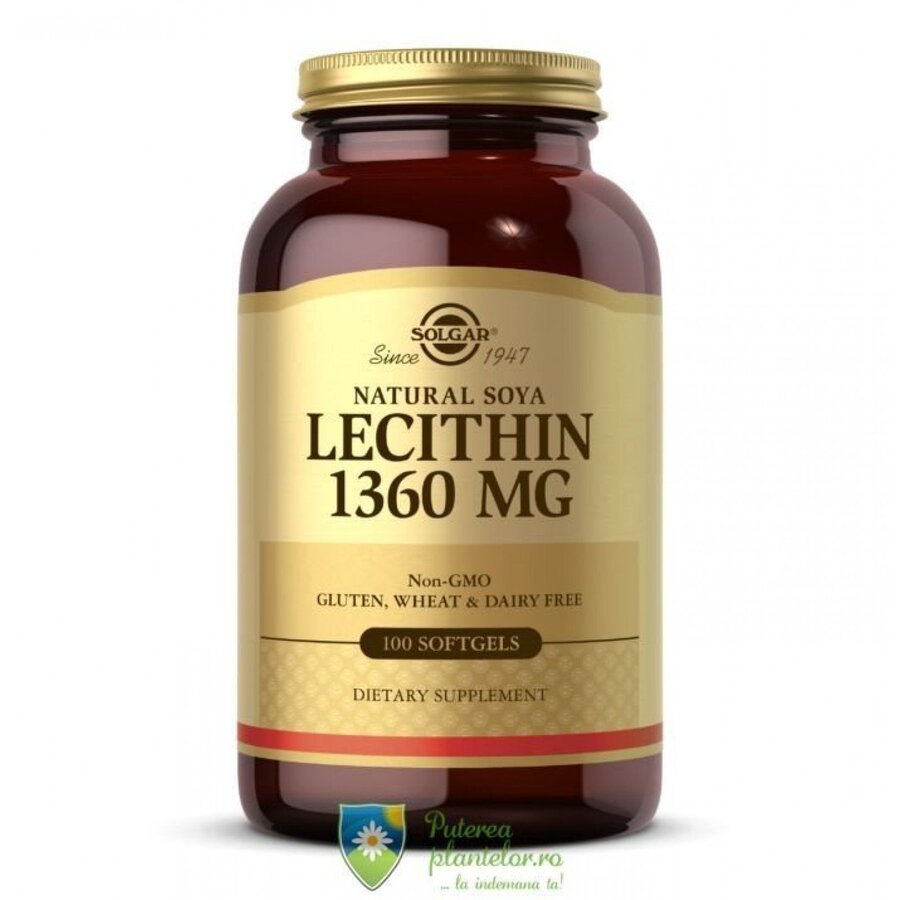 Lecithin 1360mg 100 capsule moi