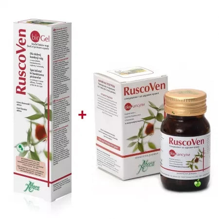 Ruscoven Plus 50 capsule + gel Cadou