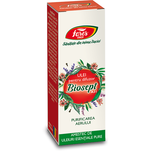 Biosept purificarea aerului, A31, ulei pentru difuzor 10 ml