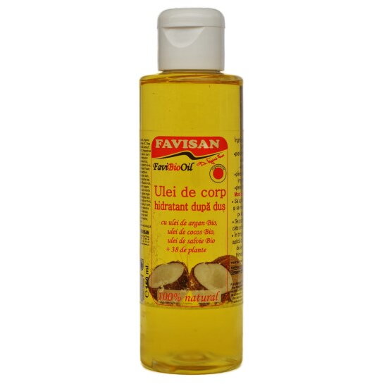 Ulei de Corp Hidratant dupa Dus Favisan, 150ml