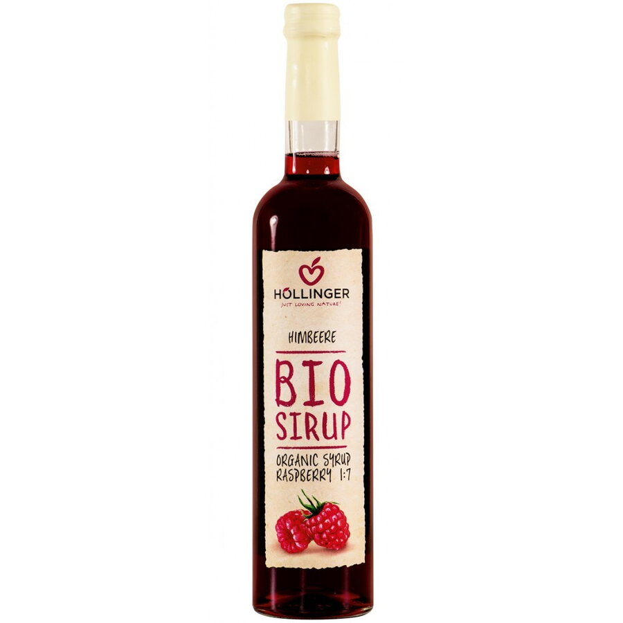 Sirop de zmeura bio Hollinger, 500ml