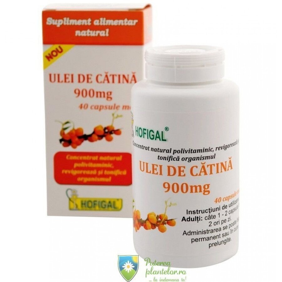 Ulei de Catina 900mg 40 capsule moi