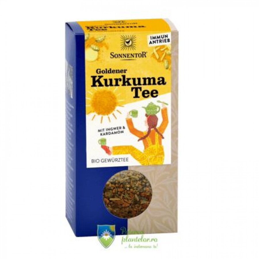 Ceai Turmeric Auriu Bio 120 gr