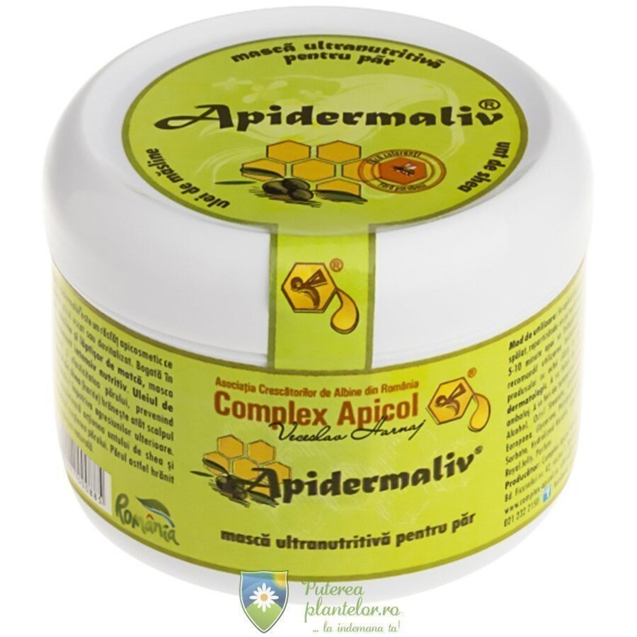 Apidermaliv Masca de Par Nutritiva 200 ml