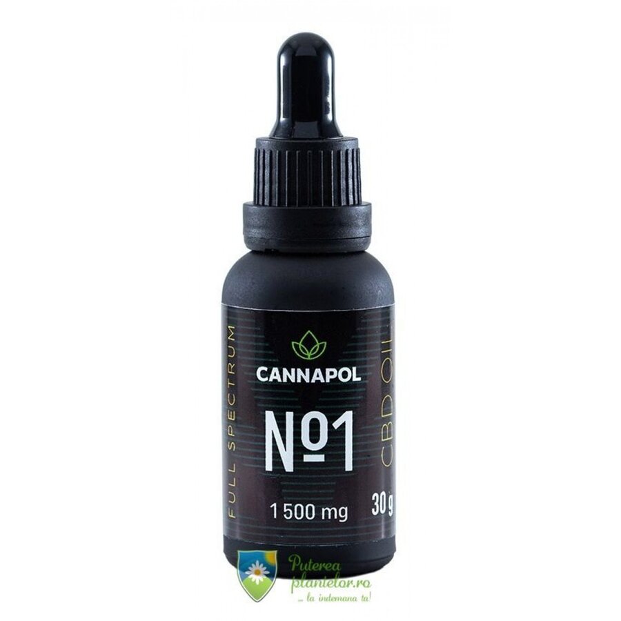 Ulei canabis CBD Cannapol No.1 5% 30 gr