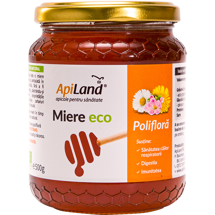 Miere poliflora bio 500 gr