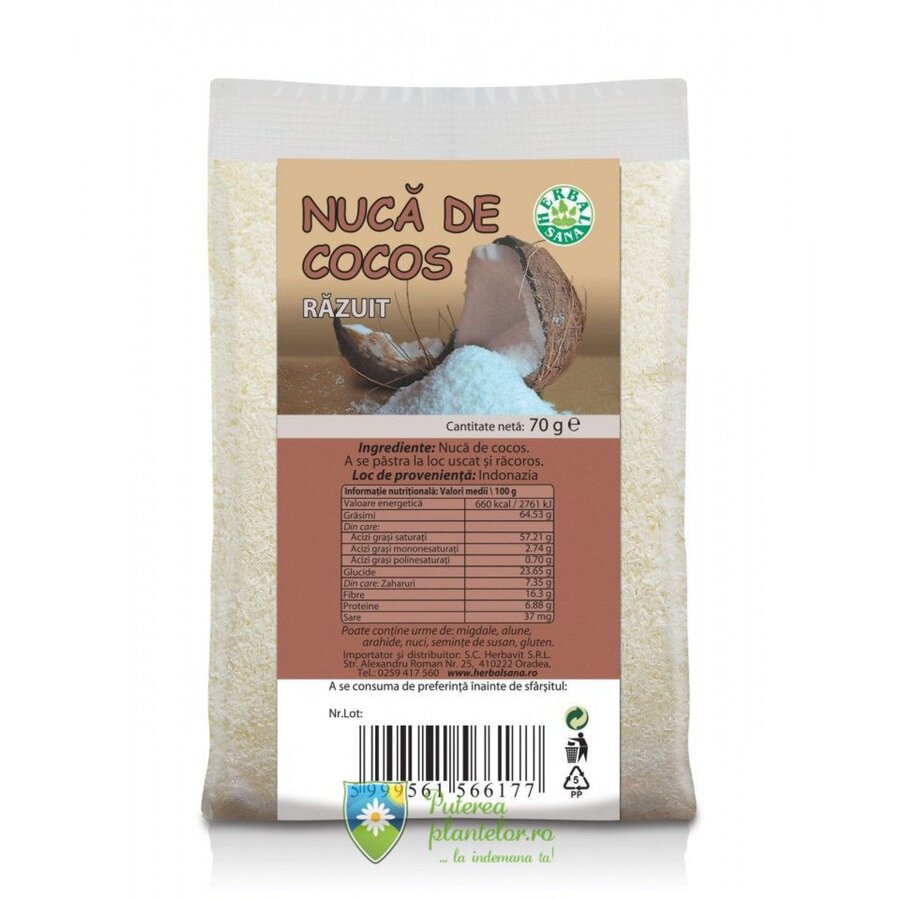 Nuca de cocos razuita 70 gr