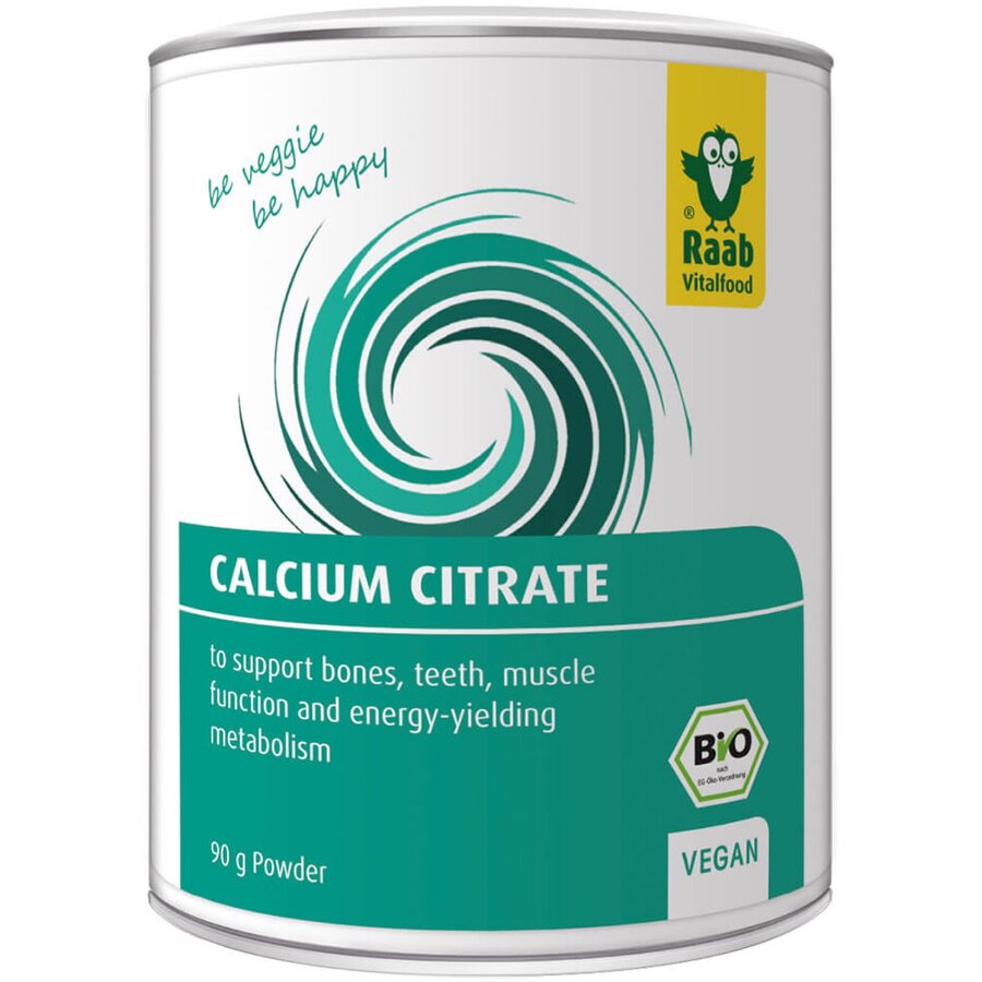 Citrat De Calciu Pudra Vegana 90g