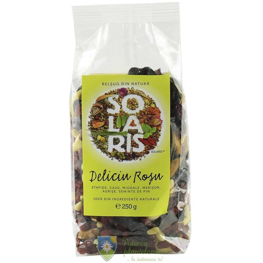 Deliciu Rosu Fructe Uscate 250 gr