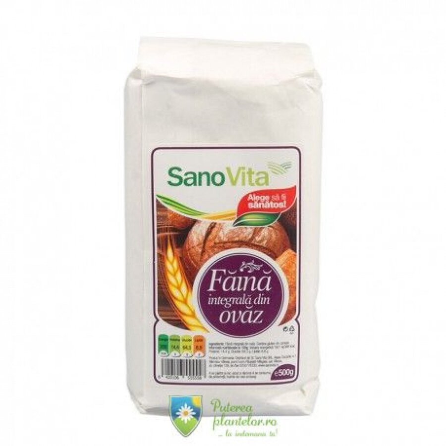 Faina integrala de ovaz 500 gr