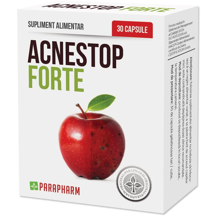 Acnestop Forte 30 capsule 1+1 Cadou