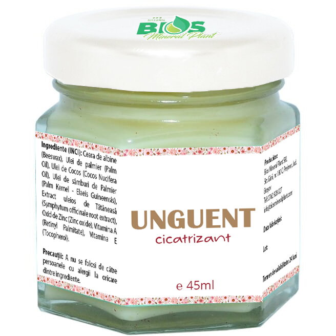 Unguent cicatrizant, 45ml, Bios Mineral Plant