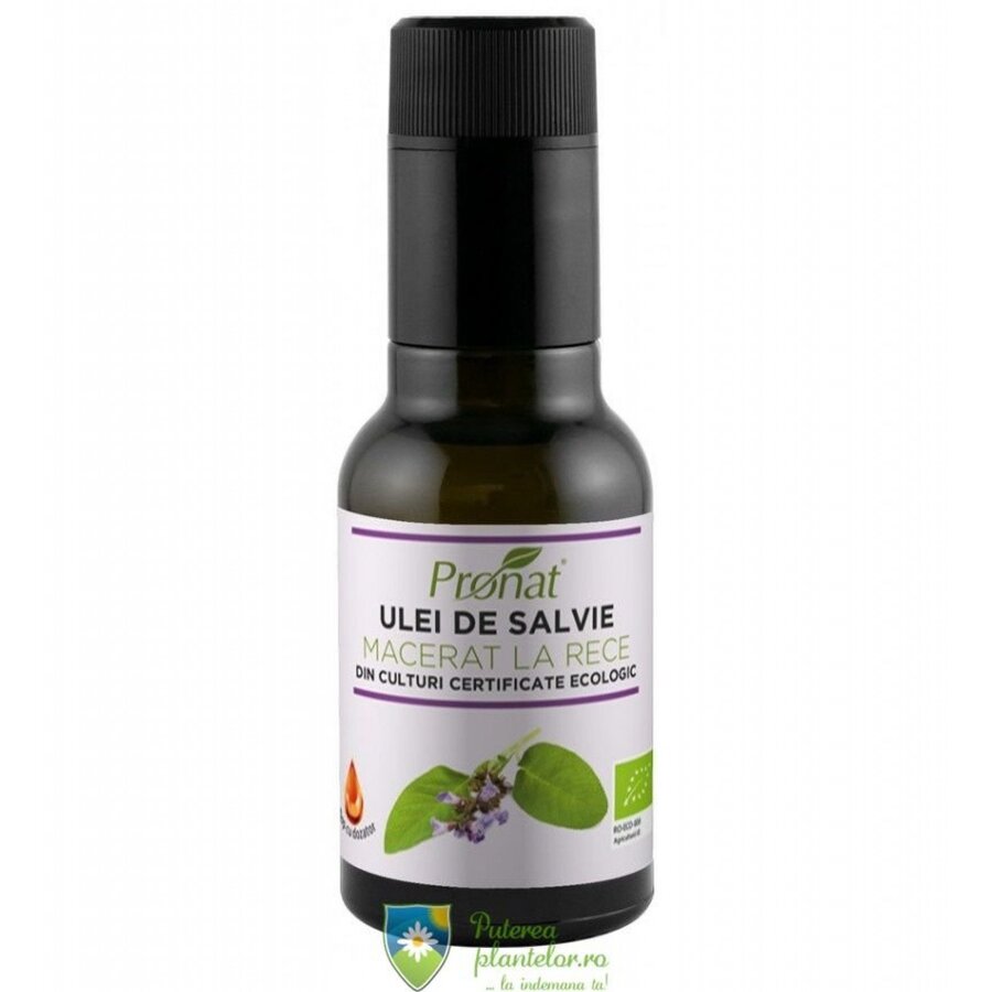 Ulei de salvie macerat la rece Bio 100 ml