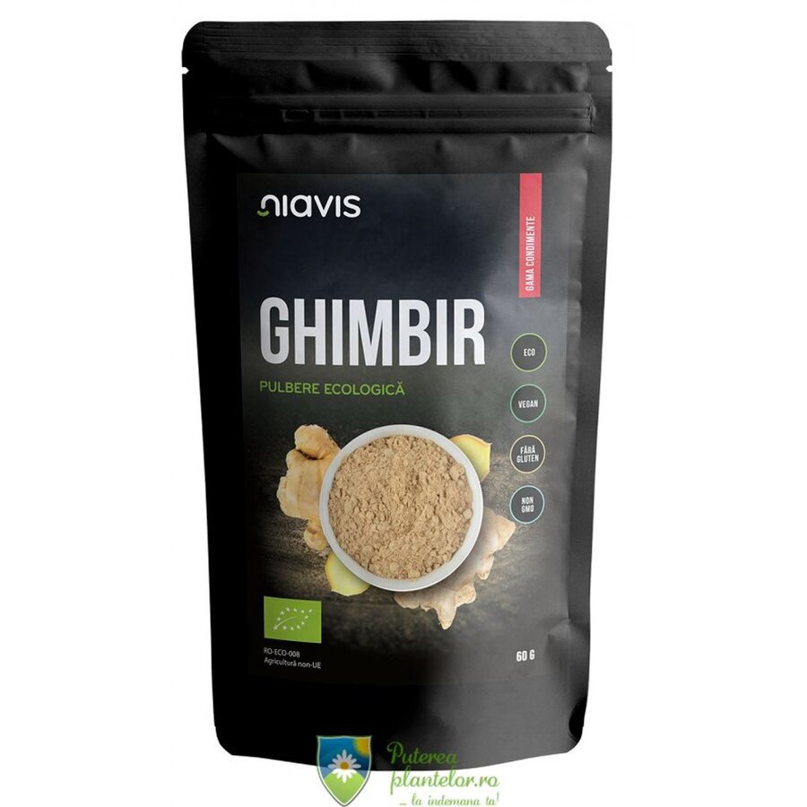 Ghimbir pulbere Ecologica/Bio 60 gr