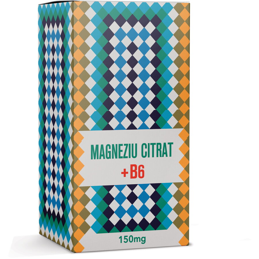 Magneziu citrat cu Vitamina B6, 25 stickuri