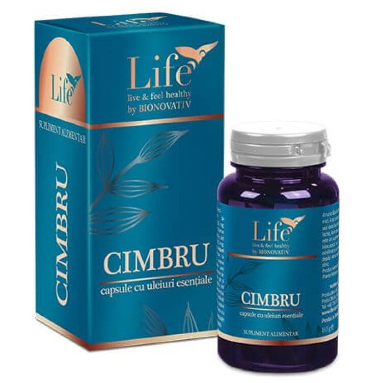 Capsule cu ulei esential de cimbru, 30 cps, Bionovativ