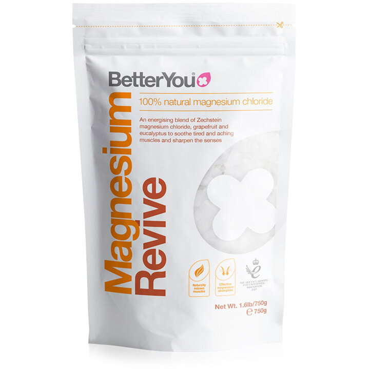 Fulgi de baie cu magneziu pentru revigorare (750 grame), BetterYou