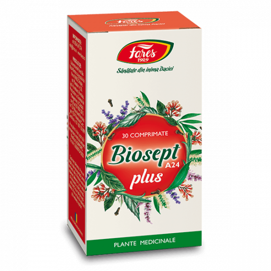 Biosept Plus (A24), 30 comprimate, Fares