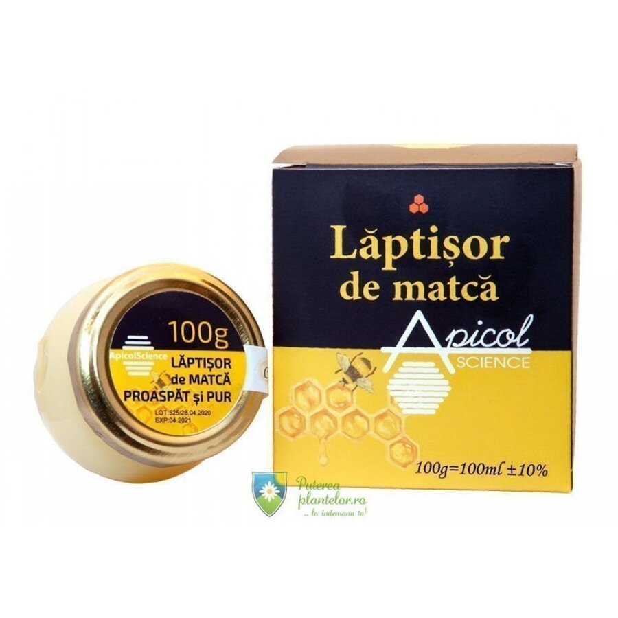 Laptisor de matca Proaspat si Pur ApicolScience 100 gr