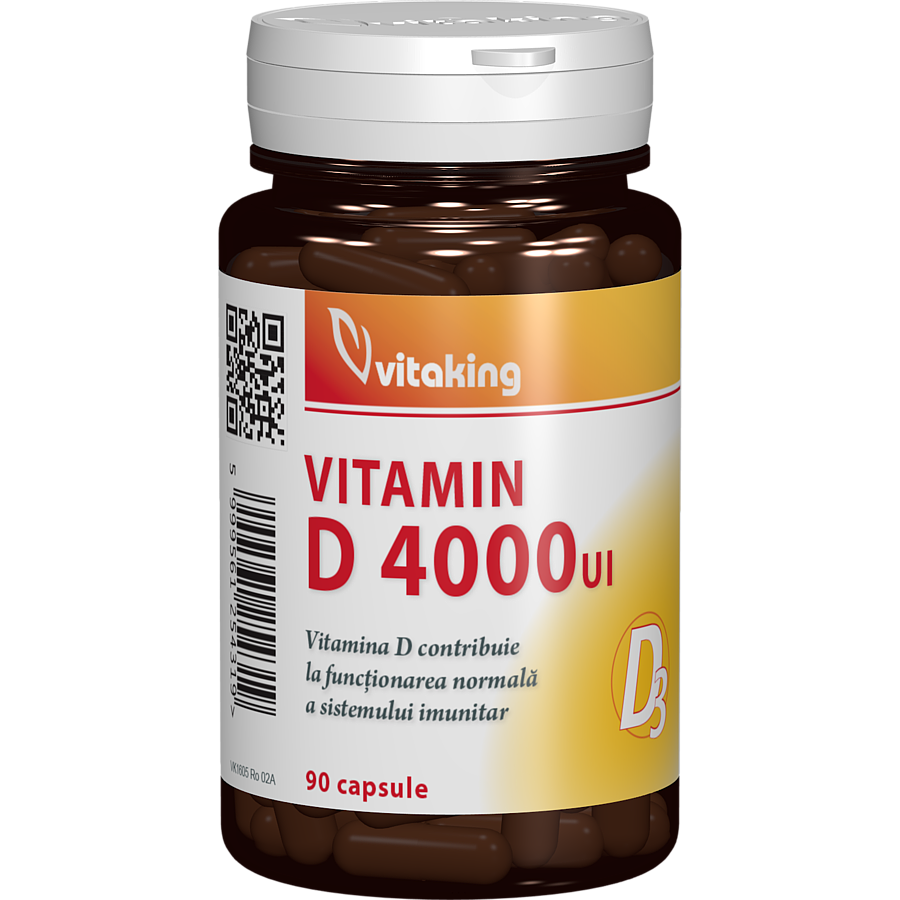 Vitamina D3 Forte - 4000UI - 90 capsule