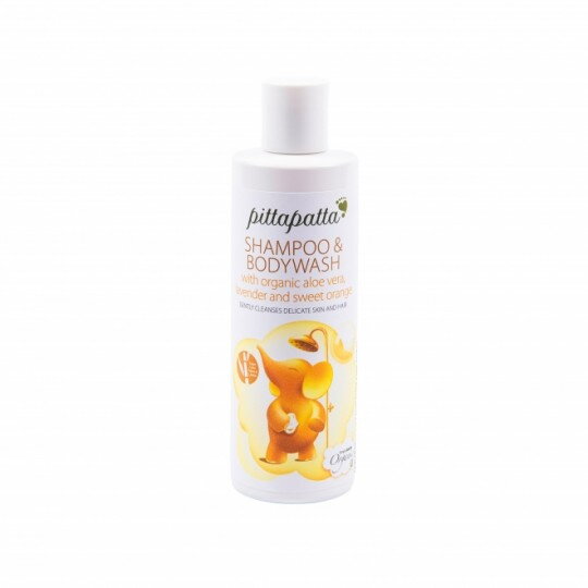 Sampon si gel de dus, Pittapatta cu musetel organic, Macdonald & Taylor, 200 ml