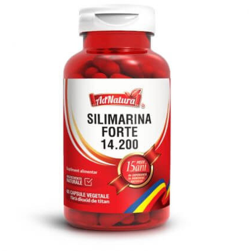 Silimarina Forte, 14.200, 60 capsule, AdNatura