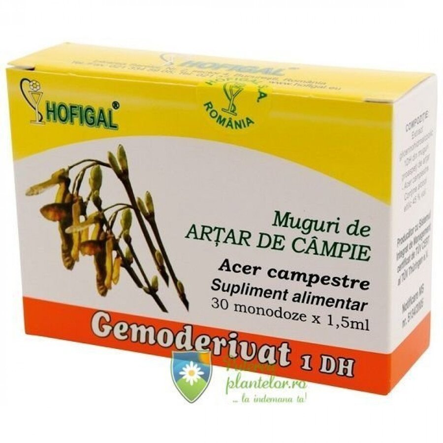 Gemoderivat muguri de Artar 30 monodoze