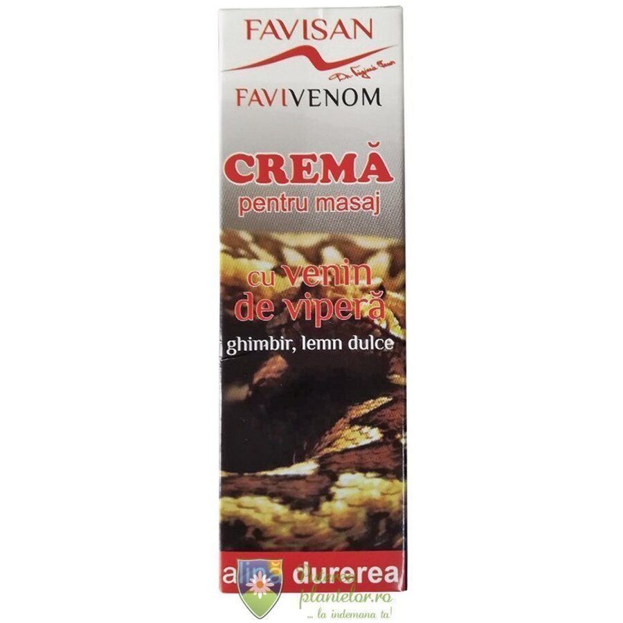 Crema masaj cu Venin de vipera Favivenom 50 ml